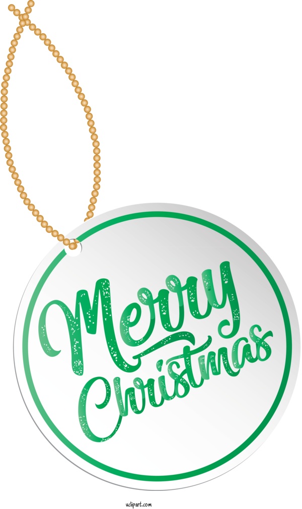 Free Holidays Logo Green Line For Christmas Clipart Transparent Background