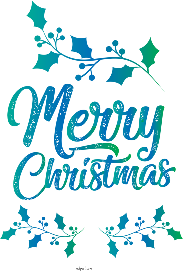 Free Holidays Logo Aqua M Tree For Christmas Clipart Transparent Background