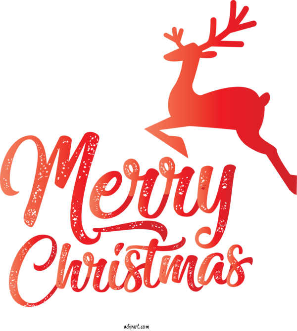Free Holidays Reindeer Deer Christmas Ornament For Christmas Clipart Transparent Background