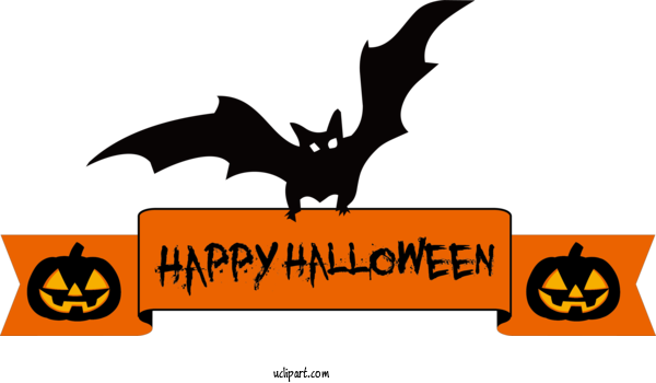 Free Holidays Cartoon Line Art Logo For Halloween Clipart Transparent Background