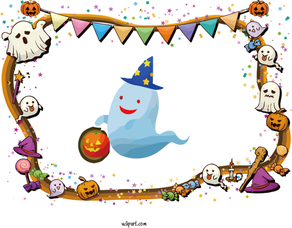 Free Holidays Design Cartoon Line For Halloween Clipart Transparent Background
