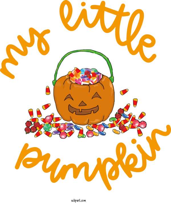 Free Holidays Smiley Pumpkin Produce For Halloween Clipart Transparent Background