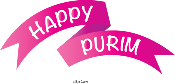 Free Holidays Logo Design Symbol For Purim Clipart Transparent Background