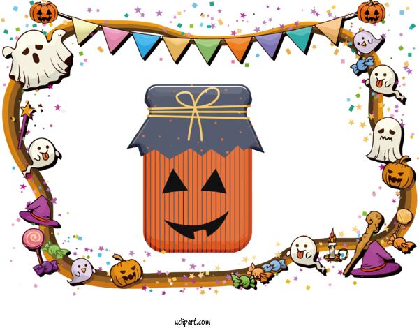 Free Holidays Pumpkin Drawing Design For Halloween Clipart Transparent Background