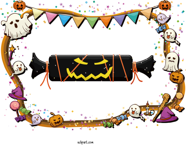 Free Holidays Cartoon Jack O' Lantern GIF For Halloween Clipart Transparent Background