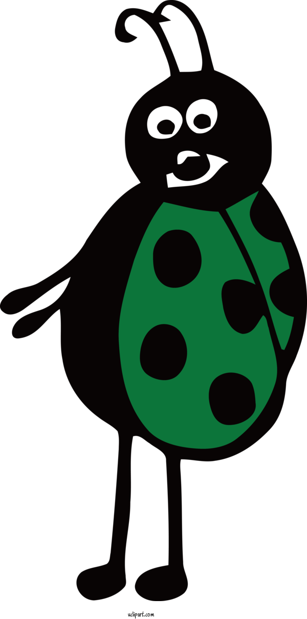 Free Animals Insect Leaf Cartoon For Ladybird Clipart Transparent Background