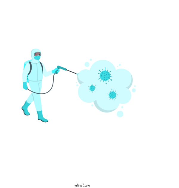 Free Medical Aqua M Logo Cartoon For Coronavirus Clipart Transparent Background