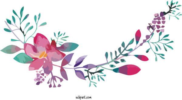 Free Flowers Floral Design Leaf Plant Stem For Flower Clipart Clipart Transparent Background