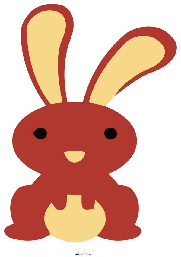 Free Animals Hare Easter Bunny Cartoon For Animal Clipart Transparent Background