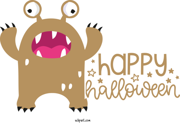 Free Holidays Dog Snout Logo For Halloween Clipart Transparent Background
