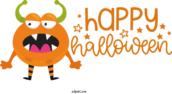 Free Holidays Character Cartoon Produce For Halloween Clipart Transparent Background
