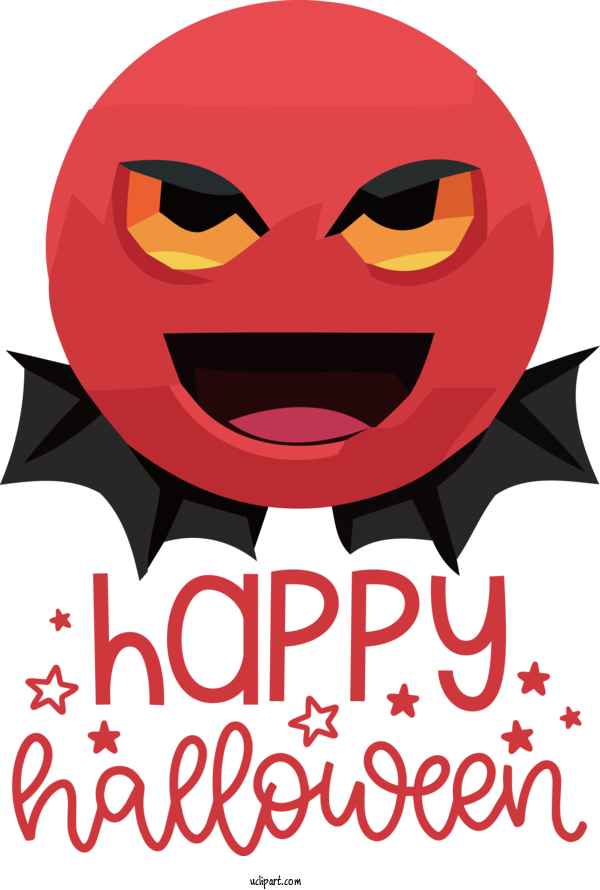 Free Holidays Emoji Emoticon Wink For Halloween Clipart Transparent Background