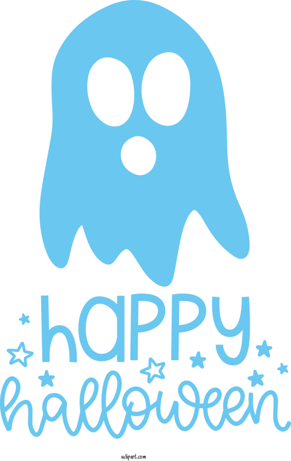 Free Holidays Logo Text Design For Halloween Clipart Transparent Background