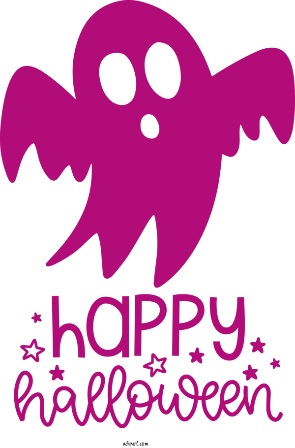 Free Holidays Logo Cartoon Text For Halloween Clipart Transparent Background