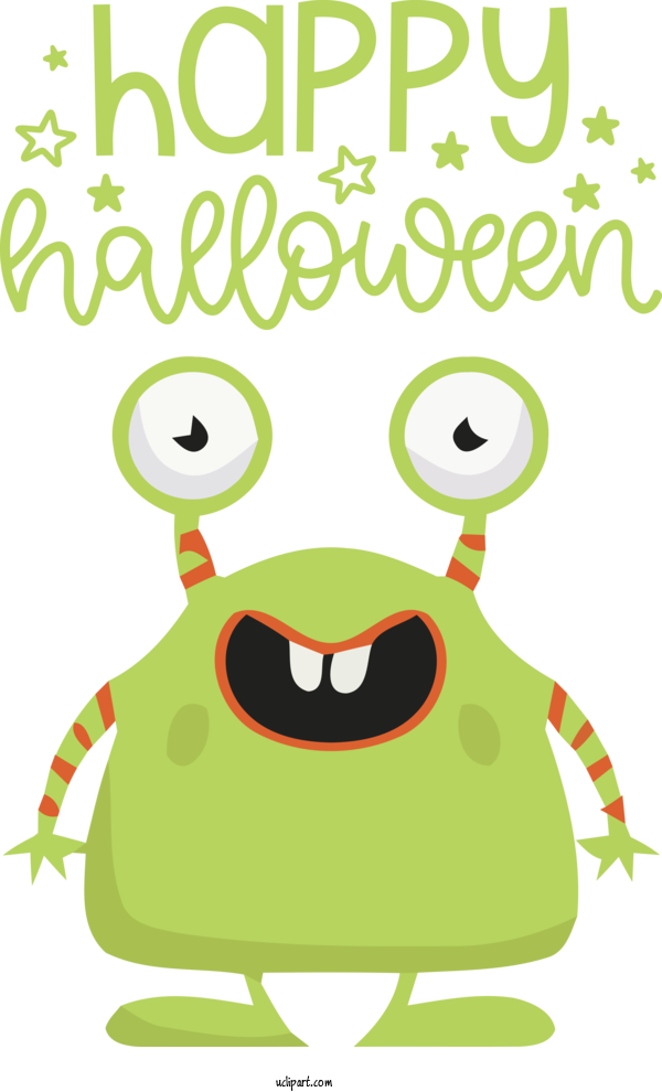 Free Holidays Amphibians Frogs Cartoon For Halloween Clipart Transparent Background