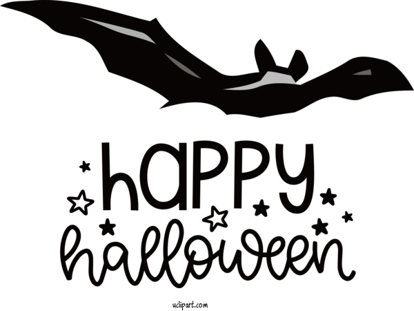Free Holidays Logo Design Birds For Halloween Clipart Transparent Background