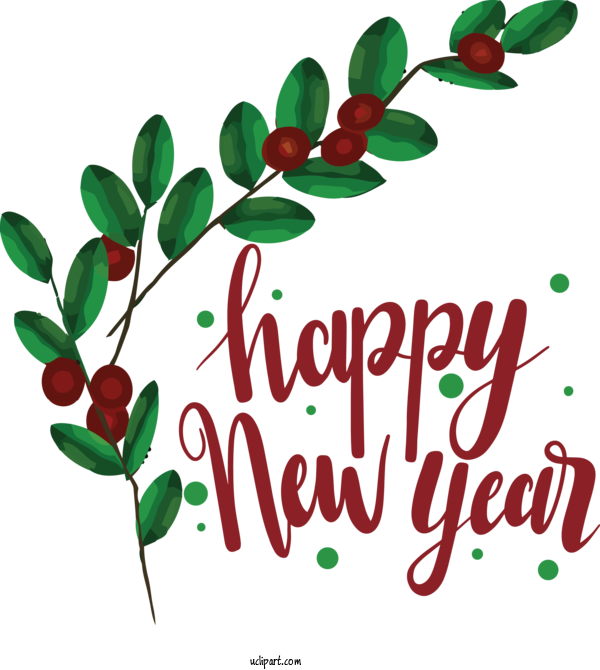 Free Holidays New Year Sticker Cricut For New Year Clipart Transparent Background