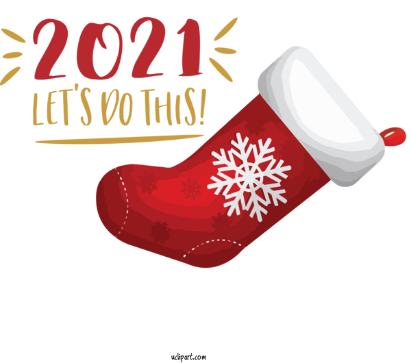 Free Holidays Christmas Stocking Outdoor Shoe Christmas Ornament For New Year Clipart Transparent Background