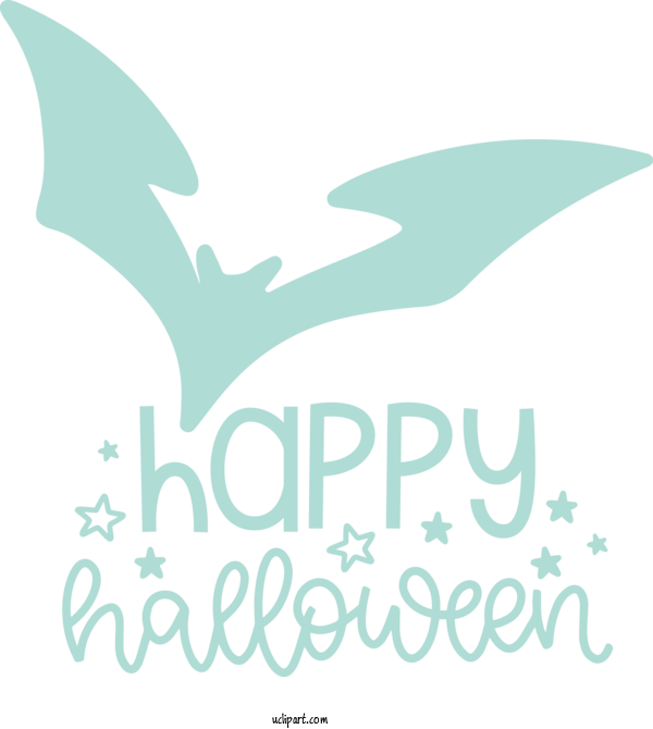 Free Holidays Aqua M Logo Design For Halloween Clipart Transparent Background