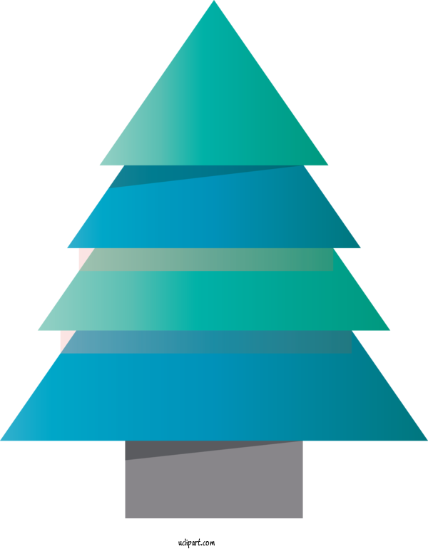 Free Holidays Christmas Tree Tree Triangle For Christmas Clipart Transparent Background