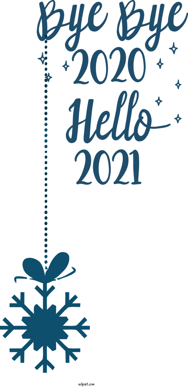 Free Holidays Silhouette Idea 2020 For New Year Clipart Transparent Background