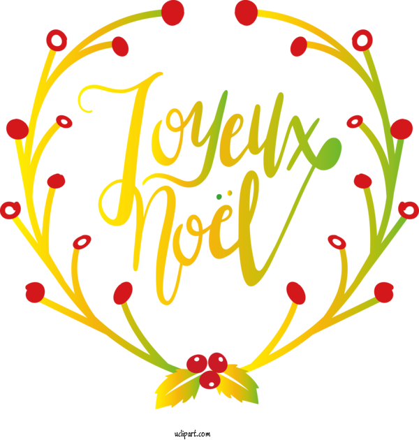 Free Holidays Design Floral Design Text For Christmas Clipart Transparent Background