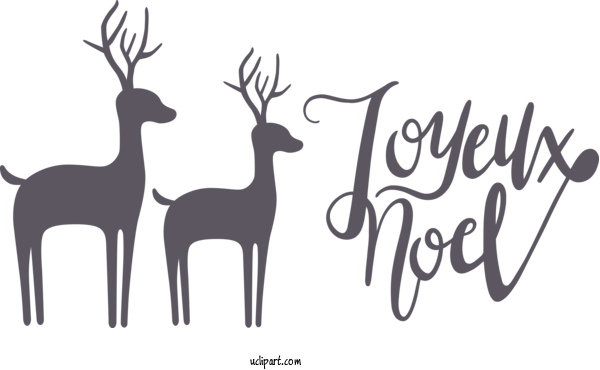 Free Holidays Reindeer Deer Ded Moroz For Christmas Clipart Transparent Background
