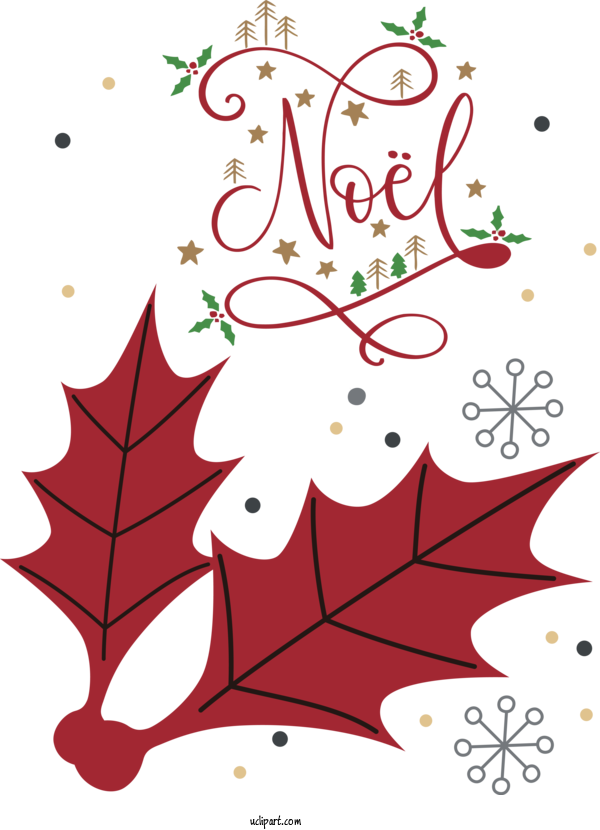 Free Holidays Design Leaf Christmas Ornament For Christmas Clipart Transparent Background