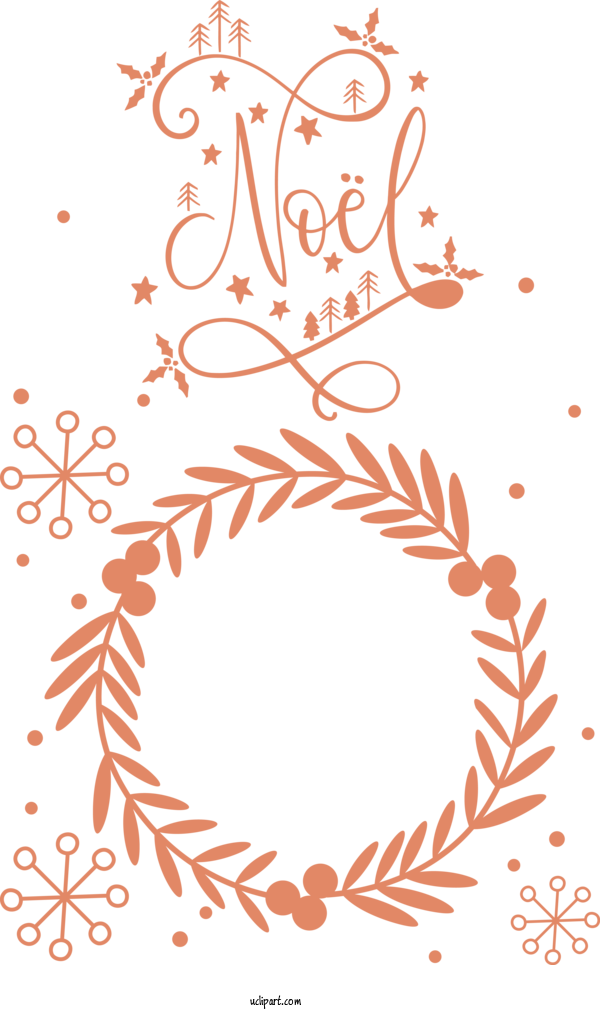 Free Holidays Stencil Craft For Christmas Clipart Transparent Background
