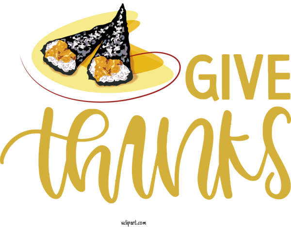 Free Holidays Logo Cuisine Yellow For Thanksgiving Clipart Transparent Background