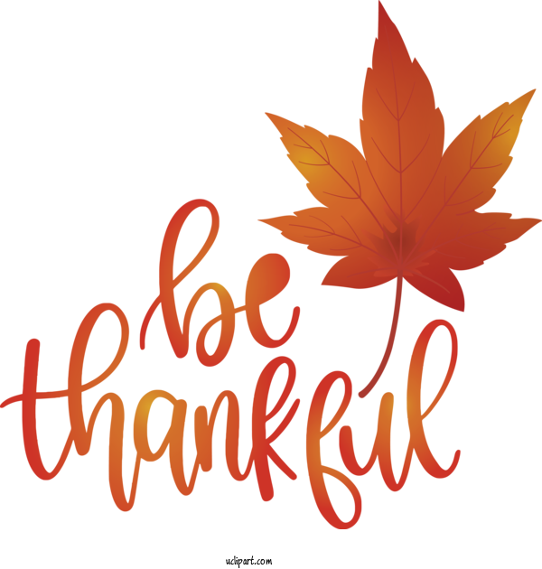 Free Holidays Logo Leaf Maple Leaf For Thanksgiving Clipart Transparent Background