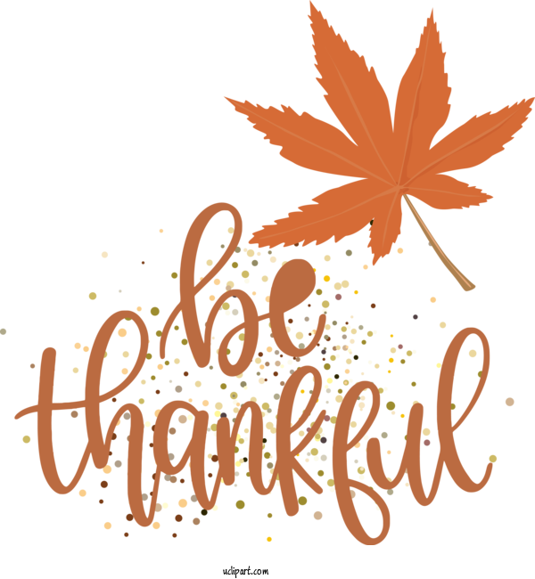 Free Holidays Leaf Maple Leaf Text For Thanksgiving Clipart Transparent Background