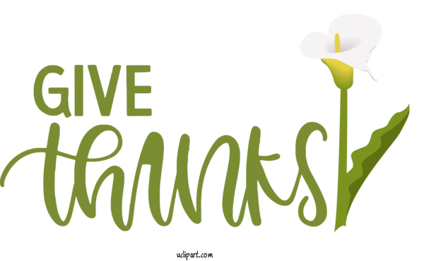 Free Holidays Floral Design Plant Stem Logo For Thanksgiving Clipart Transparent Background