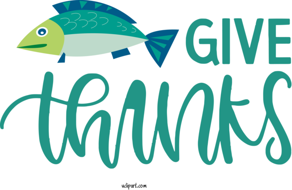Free Holidays Logo Aqua M Text For Thanksgiving Clipart Transparent Background