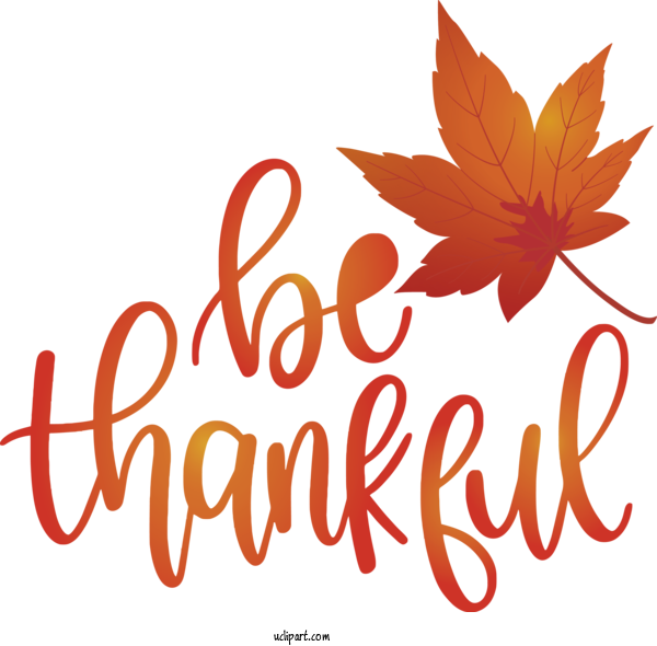 Free Holidays Logo Leaf Petal For Thanksgiving Clipart Transparent Background