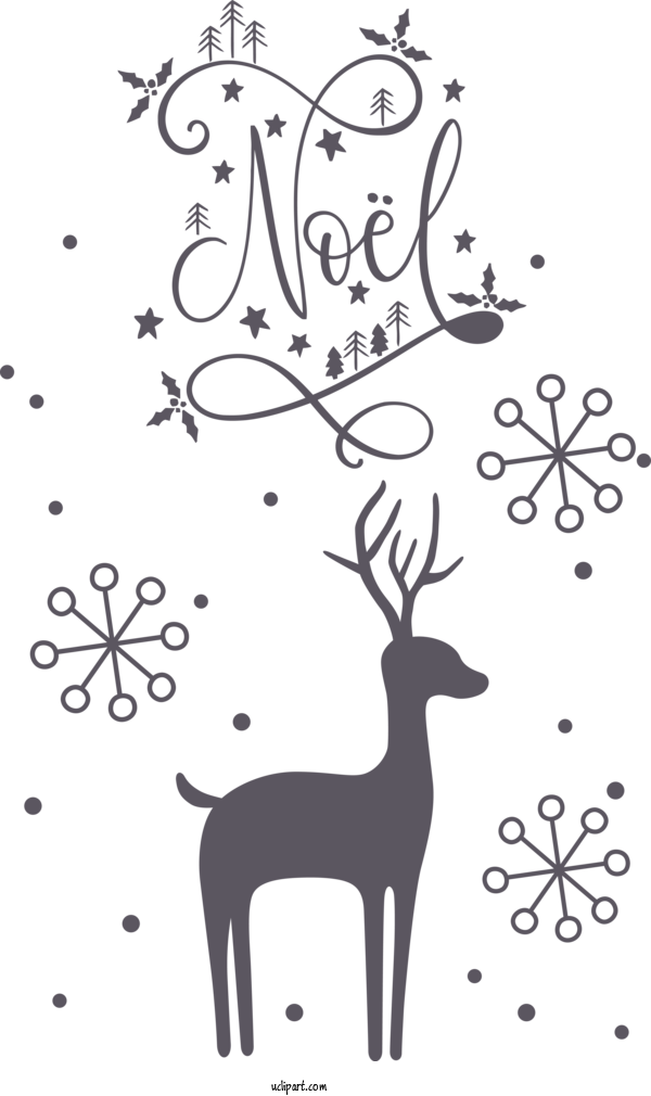 Free Holidays Reindeer Meter Deer For Christmas Clipart Transparent Background