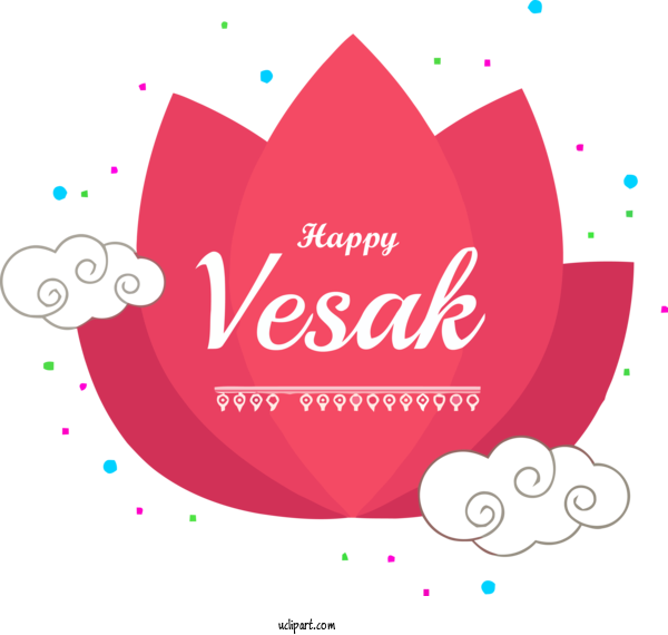 Free Holidays Vesak Buddha's Birthday Pongal For Vesak Clipart Transparent Background