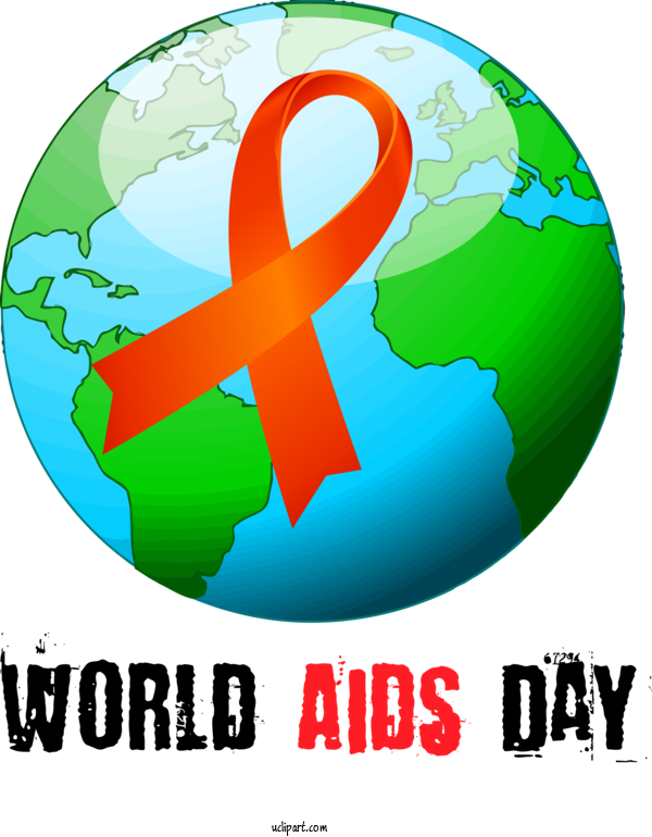 Free Holidays Logo Symbol Green For World Aids Day Clipart Transparent Background