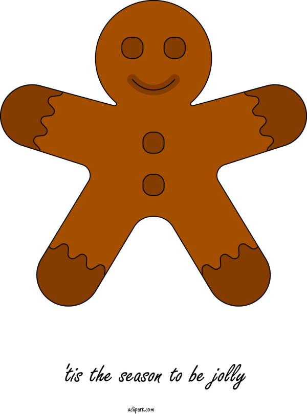 Free Holidays Gingerbread House Gingerbread Man Gingerbread For Christmas Clipart Transparent Background