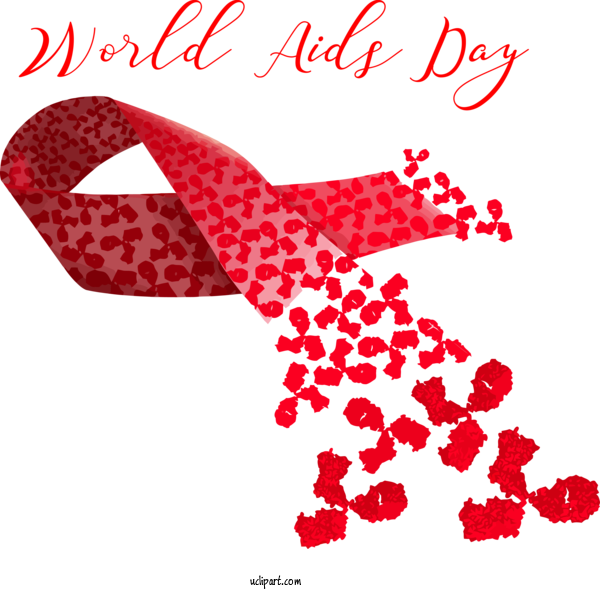 Free Holidays World AIDS Day Health Infection For World Aids Day Clipart Transparent Background