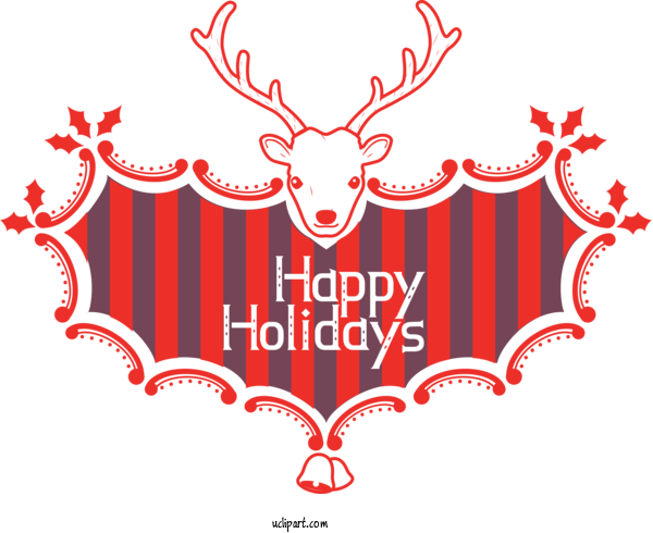 Free Holidays Logo Design Interior Design Services For Christmas Clipart Transparent Background