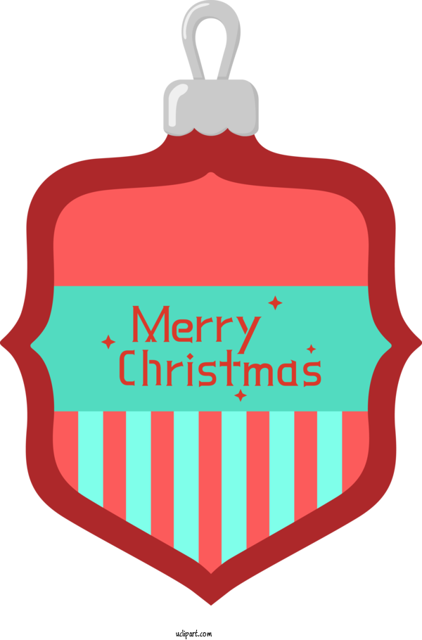 Free Holidays Design HOLIDAY ORNAMENT Logo For Christmas Clipart Transparent Background