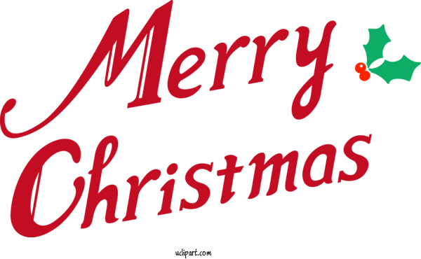 Free Holidays Festival Logo Design For Christmas Clipart Transparent Background