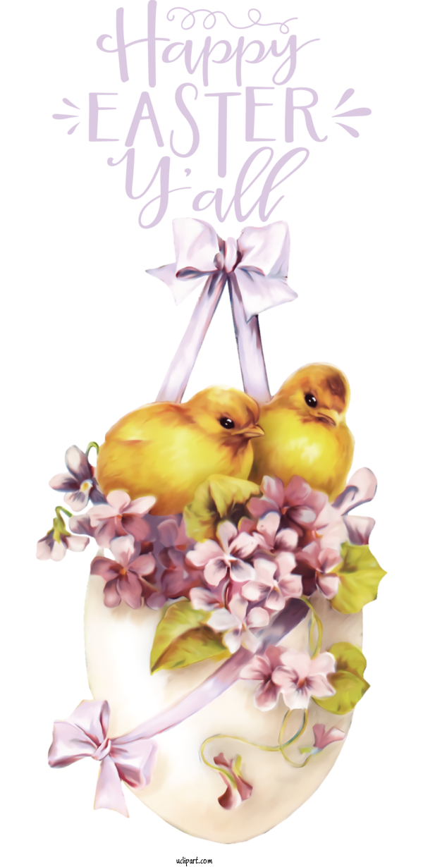 Free Holidays Easter Postcard Easter Parade Greeting Card For Easter Clipart Transparent Background