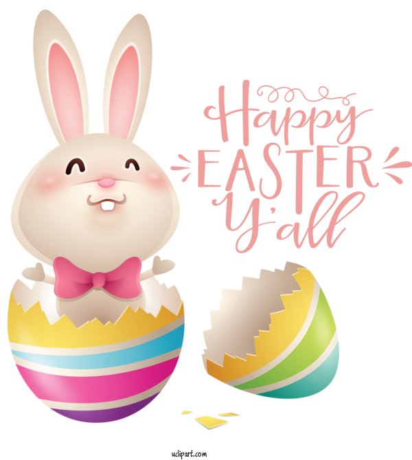 Free Holidays Easter Bunny Easter Egg Happy Easter For Easter Clipart Transparent Background