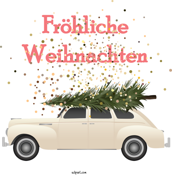 Free Holidays Mid Size Car Compact Car Car For Christmas Clipart Transparent Background