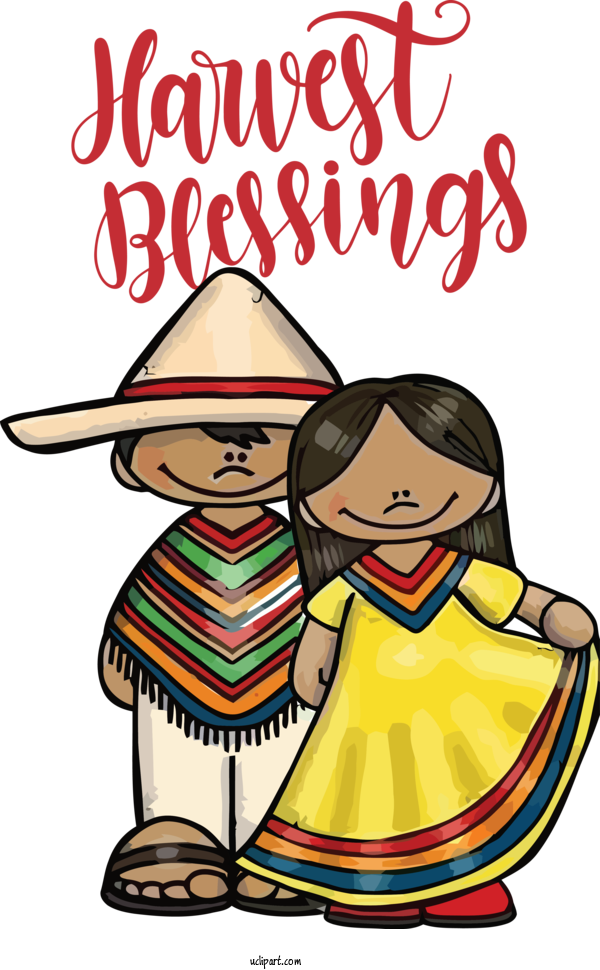 Free Holidays Charro Cartoon For Thanksgiving Clipart Transparent Background