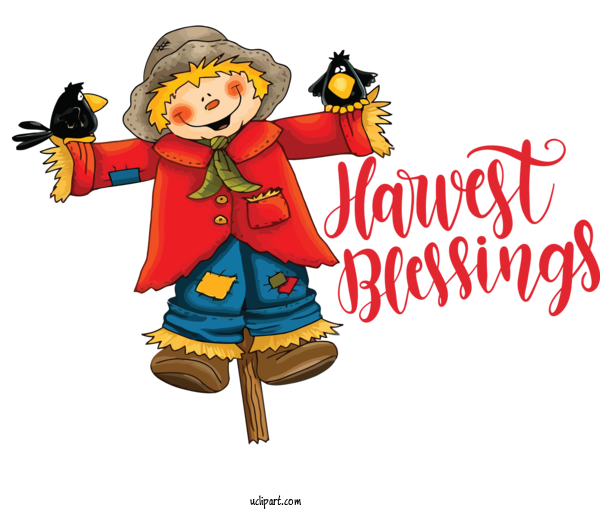 Free Holidays Scarecrow Dorothy Gale Scarecrow For Thanksgiving Clipart Transparent Background