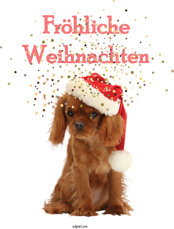 Free Holidays Dog Puppy Snout For Christmas Clipart Transparent Background