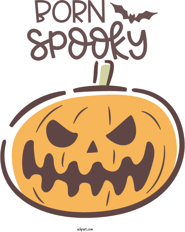Free Holidays Jack O' Lantern Cartoon Meter For Halloween Clipart Transparent Background